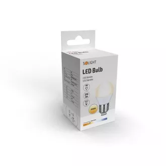 Bec LED Solight, miniglob, 4W, E27, 3000K, 340lm