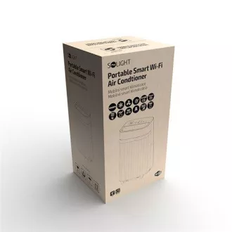 Aparat de aer condiționat mobil Solight 12000 BTU, WiFi inteligent, răcire, dezumidificare, ventilator