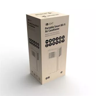 Aparat de aer condiționat mobil Solight 9000 BTU, WiFi inteligent, răcire, dezumidificare, ventilator