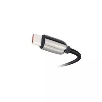 Cablu USB-C Solight cu afișaj, conector USB-C - conector USB-C, 100W, 2m