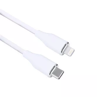 Cablu Solight USB-C/Lightning, conector USB-C - conector Lightning, silicon, 1m