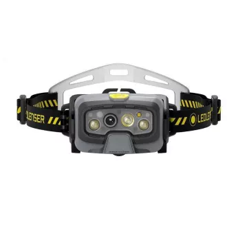 Lanternă frontală de lucru Ledlenser HF8R, galbenă Lanternă frontală de lucru Ledlenser HF8R, galbenă