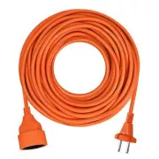 Cablu flexibil Solight 1z - conector, 10m, 2 x 1, 5mm2, portocaliu