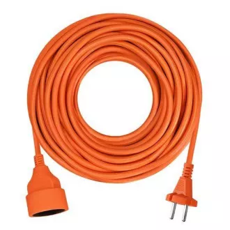 Cablu flexibil Solight 1z - conector, 10m, 2 x 1, 5mm2, portocaliu