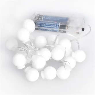 Globuri colorate cu lanț de Crăciun Solight LED, 20x LED, 2m, 2x AA