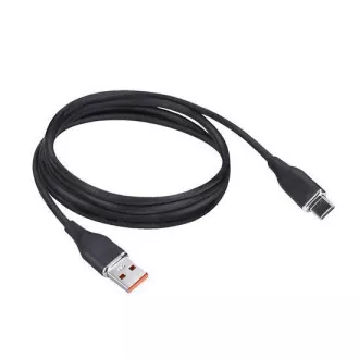 Cablu Solight USB-C, conector USB 2.0 A - conector USB-C 3.1, silicon, 2m