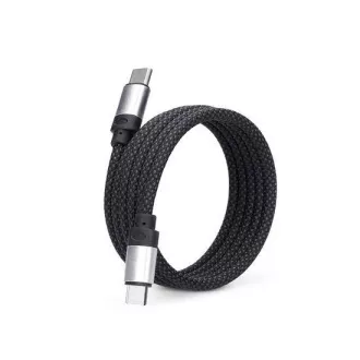 Cablu magnetic Solight USB-C 3.1, conector USB-C - conector USB-C, 1m