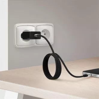 Cablu magnetic Solight USB-C/Lightning, conector USB-C - conector Lightning, 1m