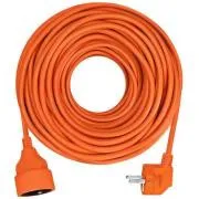 Cablu prelungitor Solight 1z - conector, 15m, 3 x 1, 5mm2, portocaliu