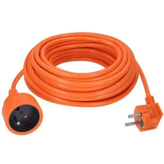 Cablu prelungitor Solight 1z - conector, 15m, 3 x 1, 5mm2, portocaliu Cablu prelungitor Solight 1z - conector, 15m, 3 x 1, 5mm2, portocaliu