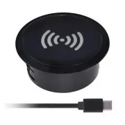 Încărcător wireless încorporat Solight 15W, negru