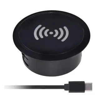 Încărcător wireless încorporat Solight 15W, negru Încărcător wireless încorporat Solight 15W, negru