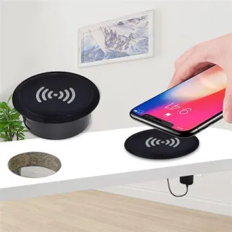 Încărcător wireless încorporat Solight 15W, negru Încărcător wireless încorporat Solight 15W, negru