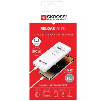 Acumulator extern SKROSS Reload 20 100W PD, 20.000mAh, USB A+C