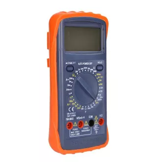 Multimetru Solight, max. AC 600V/10A, max. DC 600V/10A, test diode, buzzer, hFE, capacitanță, rezistență