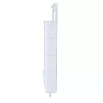 Protecție la supratensiune Solight, 8z, USB A+C, 2m, alb Protecție la supratensiune Solight, 8z, USB A+C, 2m, alb