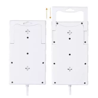 Protecție la supratensiune Solight, 8z, USB A+C, 2m, alb Protecție la supratensiune Solight, 8z, USB A+C, 2m, alb