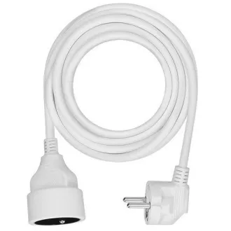 Prelungitor Solight 5m, 1 priză, 16A/3680W, PVC, alb