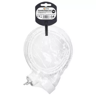 Prelungitor Solight 5m, 1 priză, 16A/3680W, PVC, alb
