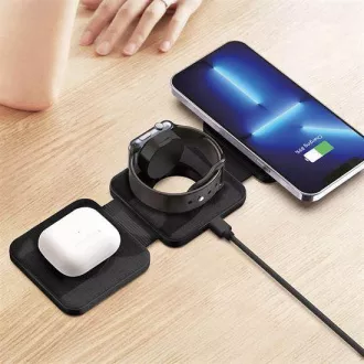 Încărcător de călătorie Solight 3 în 1, compatibil cu MagSafe