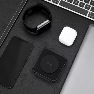 Încărcător de călătorie Solight 3 în 1, compatibil cu MagSafe