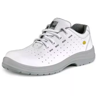 Pantofi jos LINDEN O1 ESD, perforat, alb, marimea 48 Pantofi jos LINDEN O1 ESD, perforat, alb, marimea 48