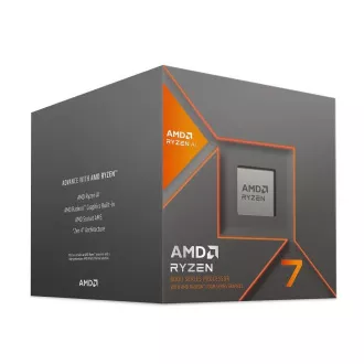 Procesor AMD RYZEN 7 8700G, 8 nuclee, până la 5,1 GHz, 24 MB cache, 65 W, placă grafică AMD Radeon 780M, socket AM5, BOX