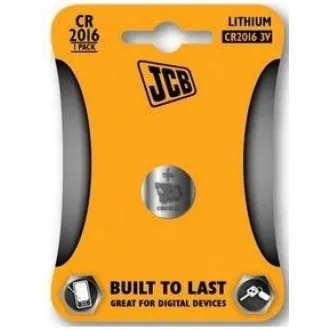 Baterie litiu tip buton JCB CR2016, blister 1 buc.