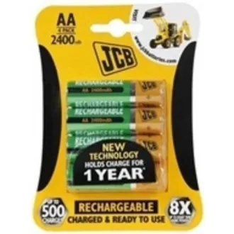 JCB RTU NiMH AA / R06, min.2400mAh, preîncărcat, blister 4 buc.