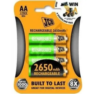 JCB RTU NiMH AA / R06, min.2400mAh, preîncărcat, blister 4 buc.
