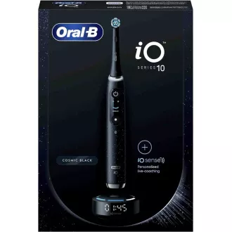 Periuță de dinți electrică Oral-B iO Series 10 Cosmic Black, magnetică, 7 moduri, AI, temporizator, cartografiere 3D