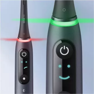 Periuță de dinți electrică Oral-B iO8 Black Onyx, magnetică, 6 moduri, temporizator, senzor de presiune, carcasă, negru