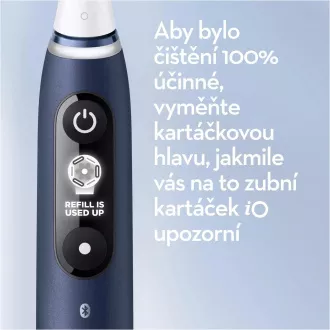 Periuță de dinți electrică Oral-B iO Series 7 Sapphire, 5 moduri, husă de călătorie, stație de încărcare rapidă