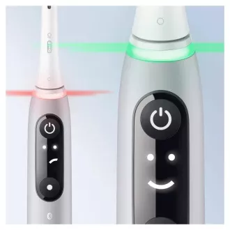 Periuță de dinți electrică Oral-B iO Series 6 Grey Opal, magnetică, 5 moduri, senzor de presiune, AI, husă Periuță de dinți electrică Oral-B iO Series 6 Grey Opal, magnetică, 5 moduri, senzor de presiune, AI, husă