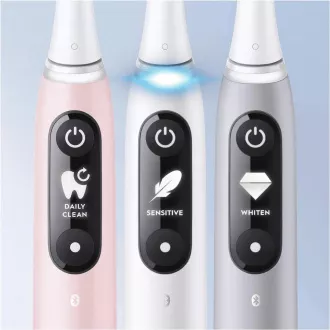 Periuță de dinți electrică Oral-B iO Series 6, 5 moduri, temporizator, senzor de presiune, aplicație mobilă, alb Periuță de dinți electrică Oral-B iO Series 6, 5 moduri, temporizator, senzor de presiune, aplicație mobilă, alb