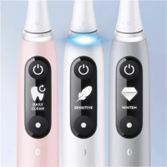 Periuță de dinți electrică Oral-B iO Series 6, 5 moduri, temporizator, senzor de presiune, aplicație mobilă, alb Periuță de dinți electrică Oral-B iO Series 6, 5 moduri, temporizator, senzor de presiune, aplicație mobilă, alb
