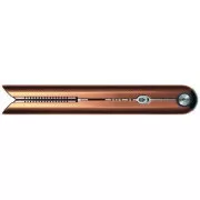 Placă de îndreptat pentru păr Dyson Corrale HS07, 200 W, 3 niveluri de temperatură, control inteligent al temperaturii, afișaj OLED, cupru/argintiu