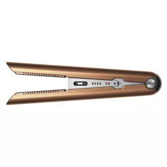 Placă de îndreptat pentru păr Dyson Corrale HS07, 200 W, 3 niveluri de temperatură, control inteligent al temperaturii, afișaj OLED, cupru/argintiu