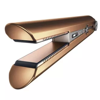 Placă de îndreptat pentru păr Dyson Corrale HS07, 200 W, 3 niveluri de temperatură, control inteligent al temperaturii, afișaj OLED, cupru/argintiu