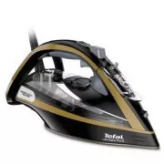 Tefal FV986565E0 Ultimate Pure Steam Iron, 3000 W, oprire automată, stropire, încălzire rapidă, negru / auriu
