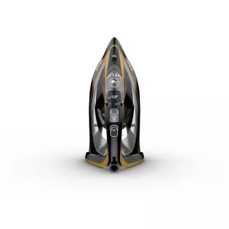 Tefal FV986565E0 Ultimate Pure Steam Iron, 3000 W, oprire automată, stropire, încălzire rapidă, negru / auriu Tefal FV986565E0 Ultimate Pure Steam Iron, 3000 W, oprire automată, stropire, încălzire rapidă, negru / auriu
