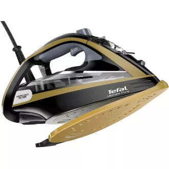 Tefal FV986565E0 Ultimate Pure Steam Iron, 3000 W, oprire automată, stropire, încălzire rapidă, negru / auriu Tefal FV986565E0 Ultimate Pure Steam Iron, 3000 W, oprire automată, stropire, încălzire rapidă, negru / auriu