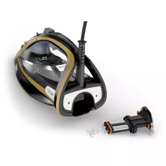 Tefal FV986565E0 Ultimate Pure Steam Iron, 3000 W, oprire automată, stropire, încălzire rapidă, negru / auriu Tefal FV986565E0 Ultimate Pure Steam Iron, 3000 W, oprire automată, stropire, încălzire rapidă, negru / auriu