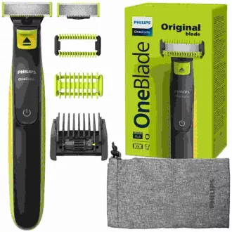 Philips OneBlade QP2821/20 Aparat de tuns hibrid pentru față și corp, taie, modelează, rade, pieptene reglabil
