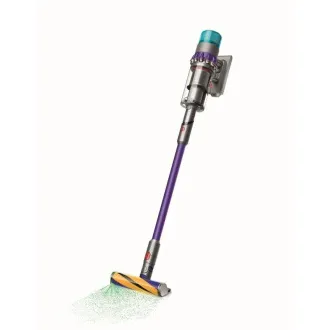 Aspirator vertical Dyson Gen5detect Absolute Purple/Silver, fără fir, 280 AW, filtru HEPA, afișaj LED
