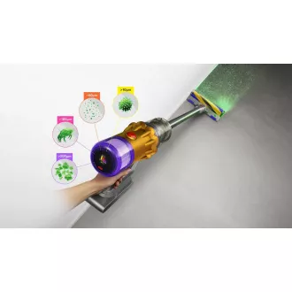 Dyson V12 Detect Slim Absolute 2023, aspirator fără fir, tehnologie de iluminare, 3 moduri, afișaj LCD Dyson V12 Detect Slim Absolute 2023, aspirator fără fir, tehnologie de iluminare, 3 moduri, afișaj LCD