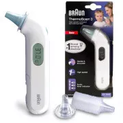 Braun IRT 3030 ThermoScan 3, termometru pentru copii, fără contact, cu infraroșu, în ureche