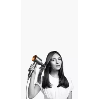 Uscător de păr Dyson Supersonic HD07, 1600 W, 3 viteze, 4 temperaturi, încălzire rapidă, argintiu/cupru