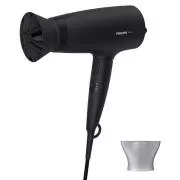 Uscător de păr Philips Series 3000 BHD308/10, 1600 W, 3 temperaturi și viteze, atașament ThermoProtect, negru