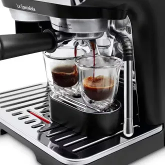 Aparat de cafea cu pârghie DeLonghi La Specialista Arte, 1400 W, râșniță încorporată, duză pentru abur MyLatte Aparat de cafea cu pârghie DeLonghi La Specialista Arte, 1400 W, râșniță încorporată, duză pentru abur MyLatte